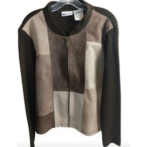 Women's Mix Print Vintage Sweater XL